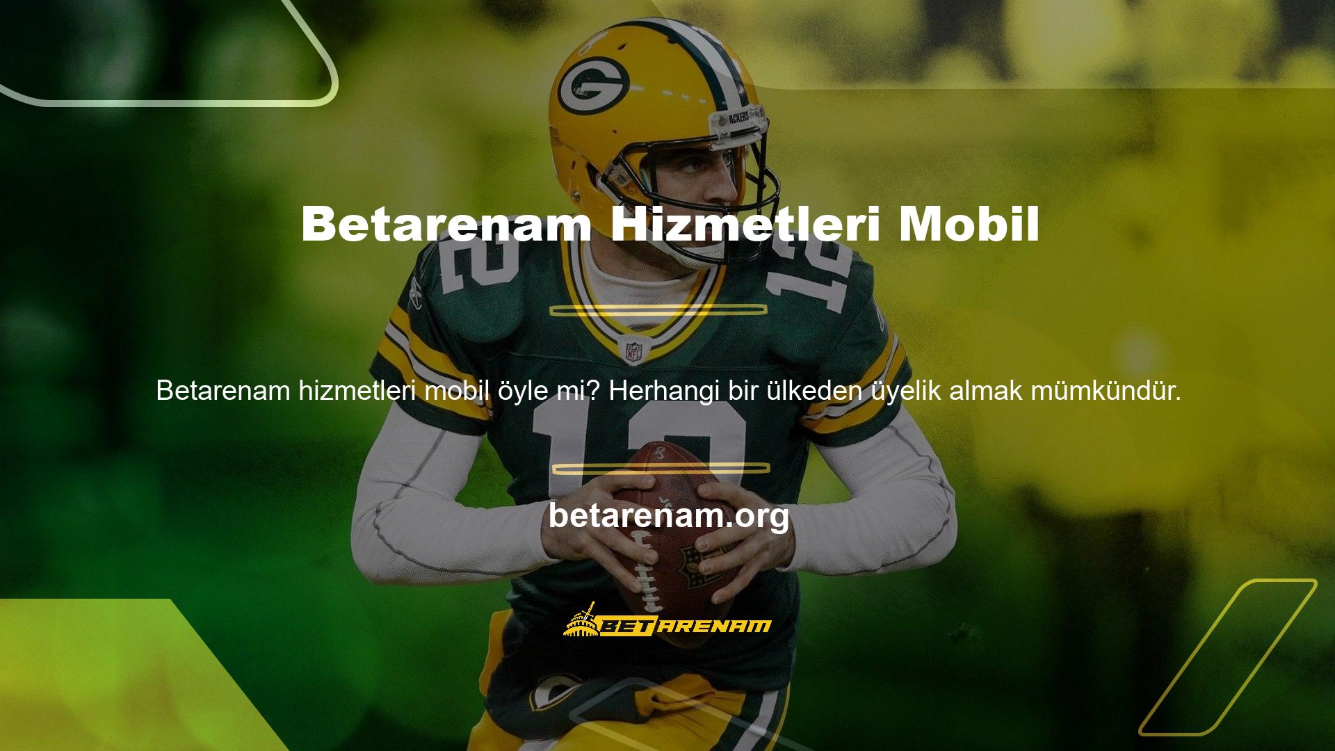 Avrupa'da Betarenam adında bir mobil web sitesi faaliyet göstermektedir