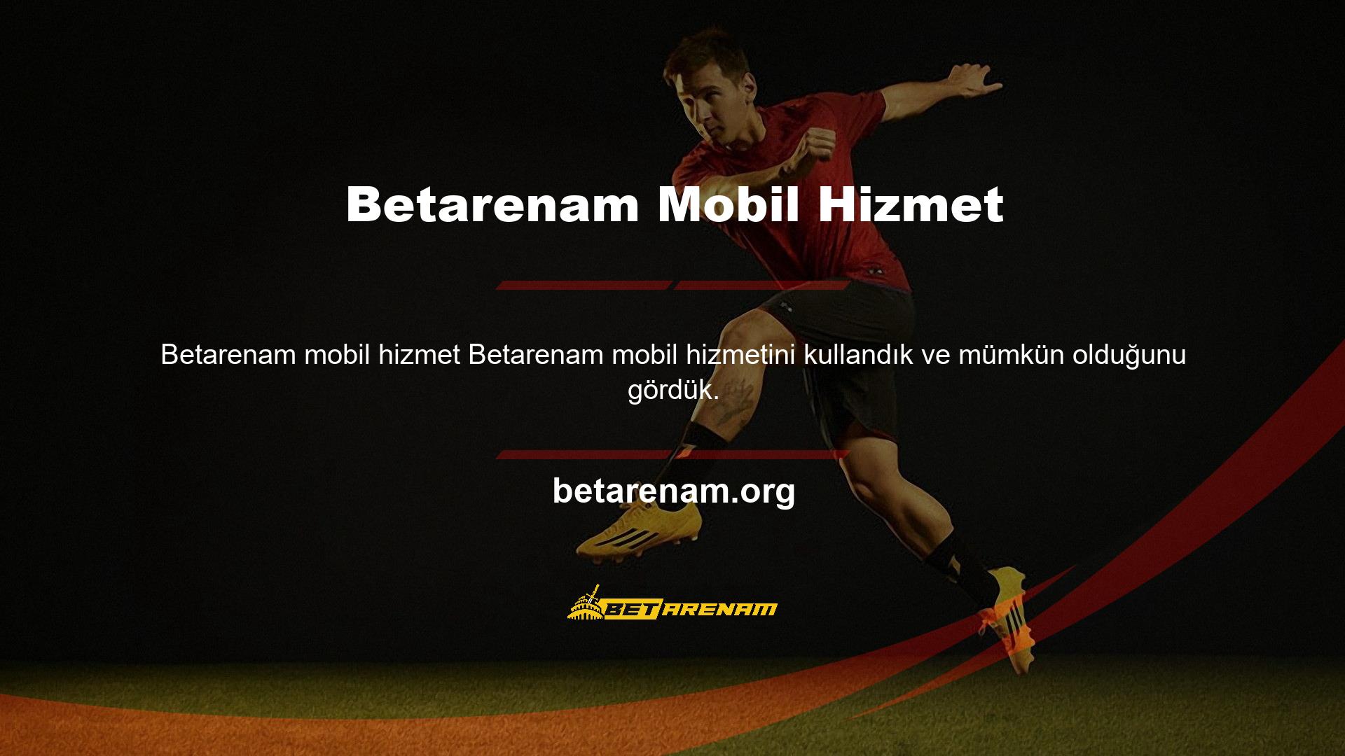 Bu site mobil bahisler sunmada çok iyi